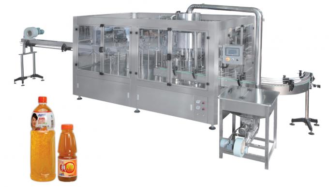 Fruit Juice Hot Filling Packaging Machine traitant le ³ de mise en bouteilles de 0.6m/2500kg minimum 1